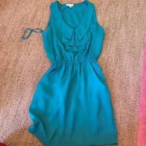 Silence and noise size xs teal dress